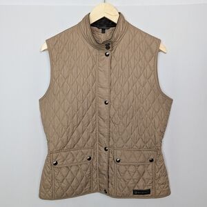 Belstaff Women's Tan Quilted Vest